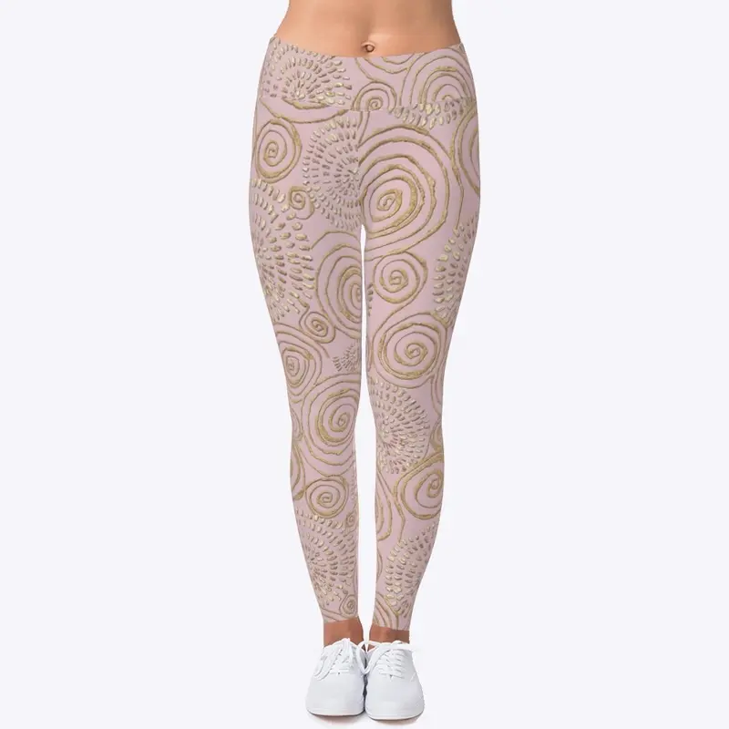 High Waist Soft Yoga  Swirel Pants