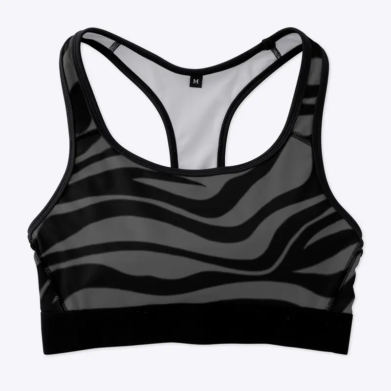 Soft Yoga Zebra Sports Bra